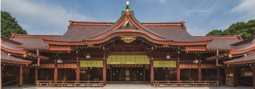 銅板屋根建物の写真