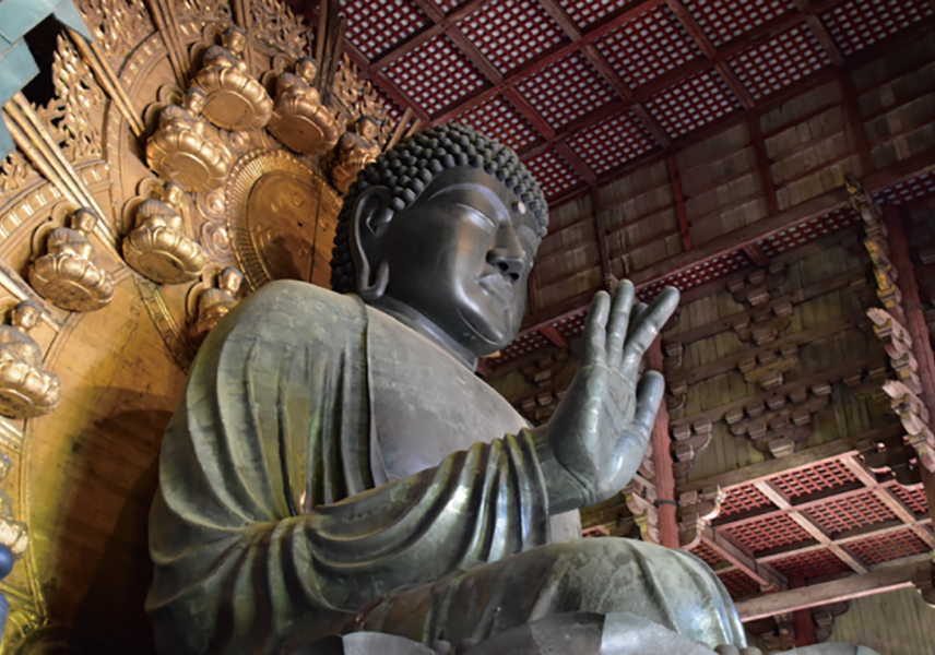 東大寺大仏の写真